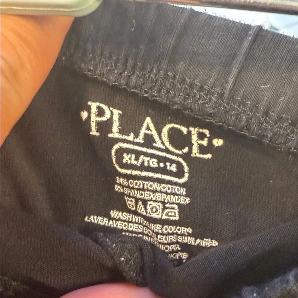 The Children's Place Solid Black Leggings